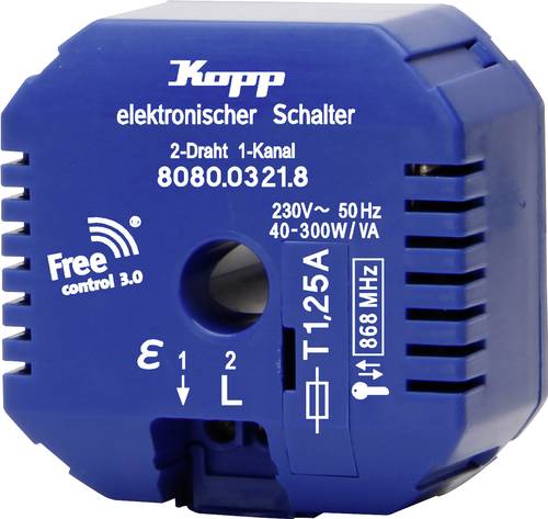 Kopp Free Control 3.0 Free Control 1-Kanal Empfänger Kopp Free Control 3.0 Free Control 1-Kanal Empfänger von Kopp