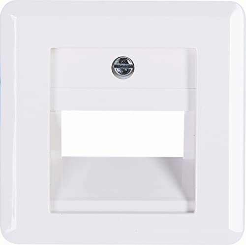 Kopp HK02 - UAE-Abdeckung, Schrägauslass, 1-2Anschlüsse,Farbe: arktisweiß, 5er Pack, 349513001 von Kopp