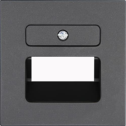 Kopp HK07 - UAE-Abdeckung, Schrägauslass, 1-2Anschlüsse, Farbe: anthrazit, 5er Pack, 371715002 von Kopp