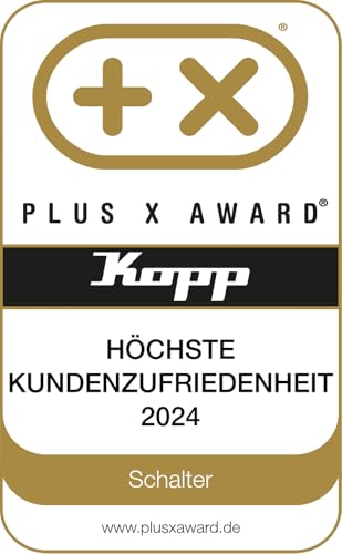 Kopp HK07 - UAE-Abdeckung, Schrägauslass, 1-2Anschlüsse, Farbe: reinweiß, 5er Pack, 371729003 von Kopp