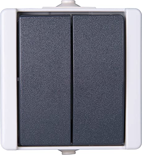 Kopp proAQA - Serienschalter, Farbe: grau, 5er Pack, 540556009 von Kopp
