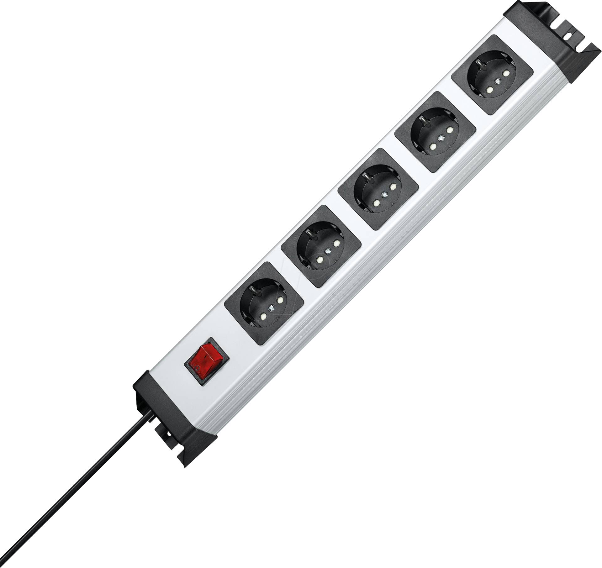 PVERSAL 5 - Steckdosenleiste POWERversal, 5-fach, 1,4 m, silber/schwarz PVERSAL 5 - Steckdosenleiste POWERversal, 5-fach, 1,4 m, silber/schwarz von Kopp
