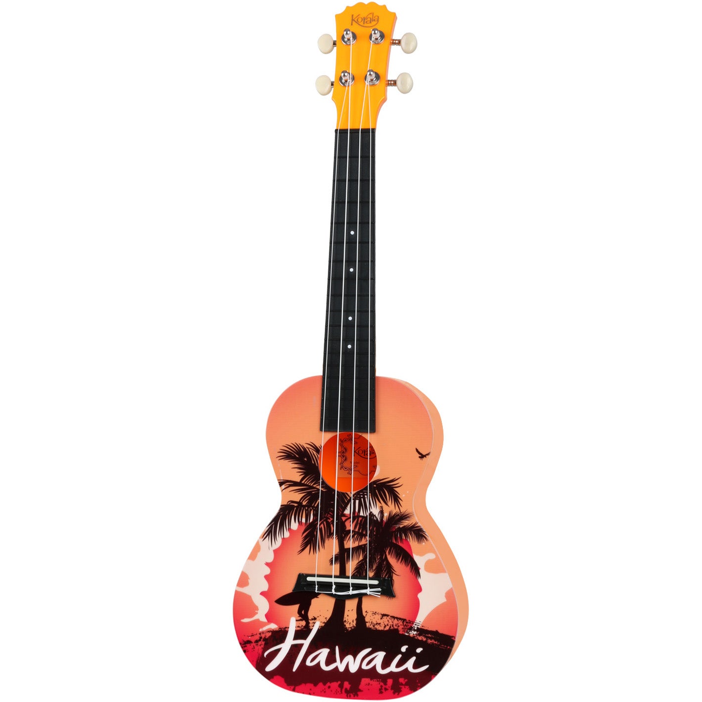 Korala PUC-30-008 Konzertukulele Hawaii Orange, Polycarbonat Korala PUC-30-008 Konzertukulele Hawaii Orange, Polycarbonat von Korala