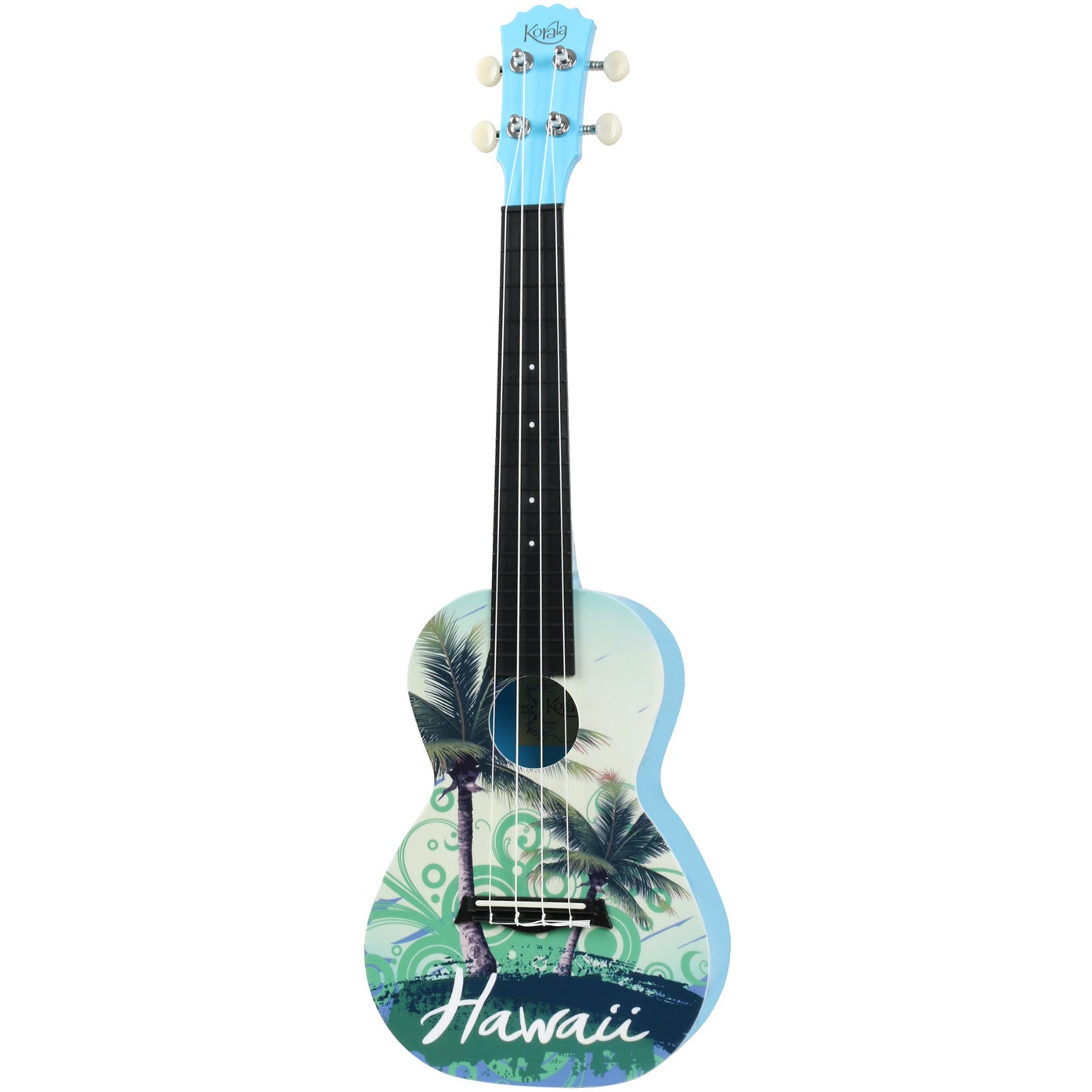 Korala PUC-30-009 Konzertukulele Hawaii Green, Polycarbonat Korala PUC-30-009 Konzertukulele Hawaii Green, Polycarbonat von Korala