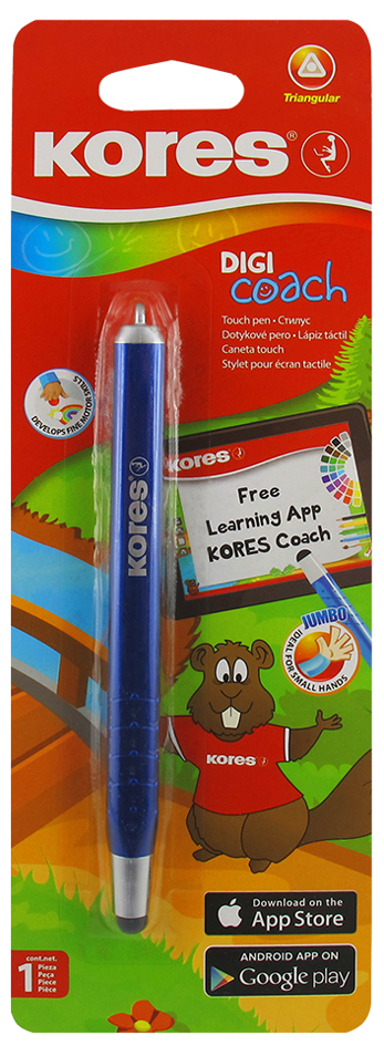 Kores Eingabestift Touch Pen , Digi Coach, , farbig sortiert von Kores