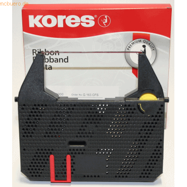 Kores Farbband Gr. 163 Carbon schwarz von Kores