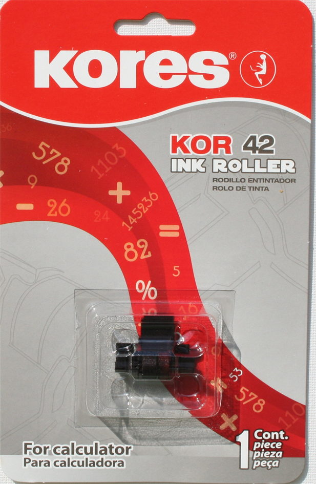 Kores Farbrolle für Epson IR 40 T, schwarz/rot von Kores