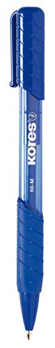 Kores KP37611 Druckkugelschreiber K-PEN K6, blau, M von Kores