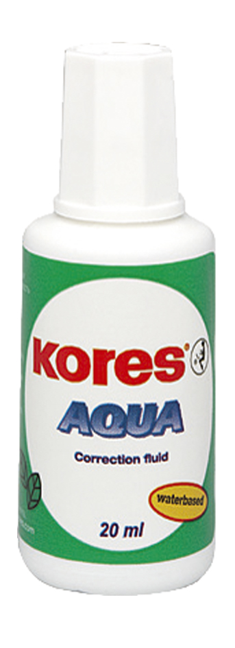 Kores Korrekturflüssigkeit AQUA, 20 ml von Kores