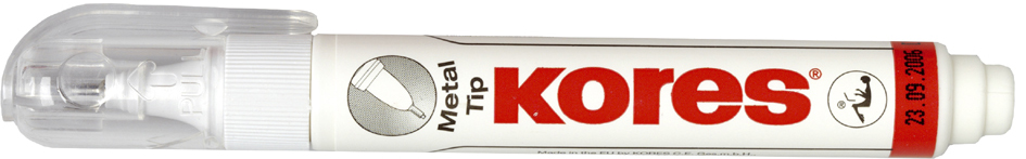 Kores Korrekturstift , Metal Tip, , weiß, Inhalt: 10 g Kores Korrekturstift , Metal Tip, , weiß, Inhalt: 10 g von Kores