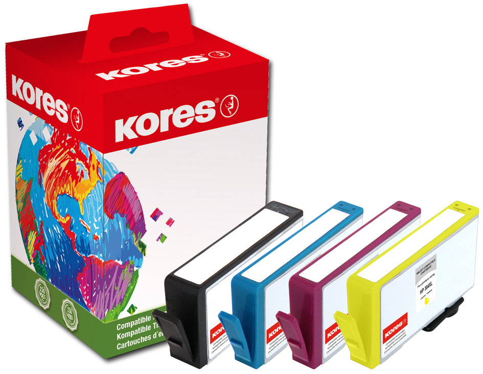 Kores Multi-Pack Tinte G1717KIT ersetzt hp CD975AE/CD972AE/ von Kores