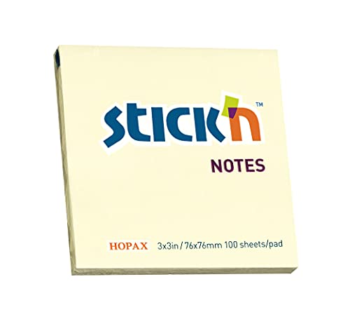 Kores N46075 Haftnotizen "Notes", 75 x 75 mm, 100 Blatt, gelb von Kores
