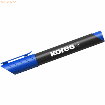 Kores Permanentmarker XP1 3mm Rundspitze blau von Kores