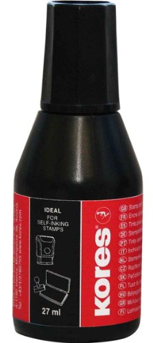 Kores SF71338 Stempelfarbe, Inhalt: 27 ml, schwarz Kores SF71338 Stempelfarbe, Inhalt: 27 ml, schwarz von Kores