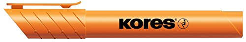 Kores TM36004 Textmarker-Pen, extra-dick, orange von Kores