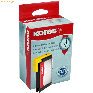 Kores Tintenpatrone kompatibel mit Brother LC-985Y yellow von Kores