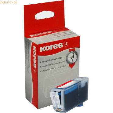 Kores Tintenpatrone kompatibel mit Canon CLI-521C cyan von Kores