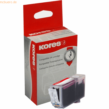 Kores Tintenpatrone kompatibel mit Canon CLI-521M magenta von Kores