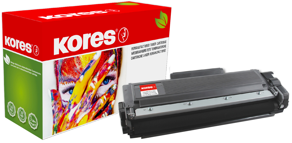 Kores Toner G1159HCRB ersetzt brother TN-2000 HC, schwarz von Kores