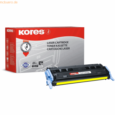 Kores Tonerkartusche kompatibel mit HP C9702A/Q6002A ca. 2000 Seiten y von Kores
