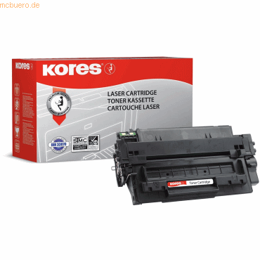 Kores Tonerkartusche kompatibel mit HP CE255A ca. 6000 Seiten schwarz von Kores