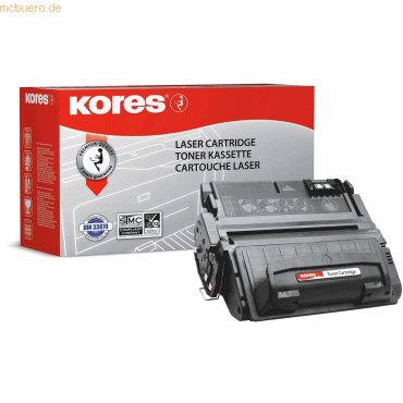 Kores Tonerkartusche kompatibel mit HP Q5942A ca. 10000 Seiten schwarz von Kores