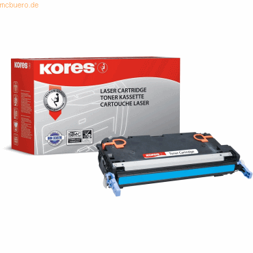 Kores Tonerkartusche kompatibel mit HP Q6471A ca. 4000 Seiten cyan von Kores