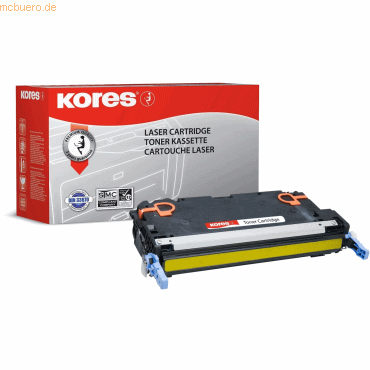 Kores Tonerkartusche kompatibel mit HP Q7582A ca. 6000 Seiten yellow von Kores