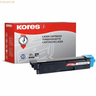 Kores Tonerkartusche kompatibel mit Kyocera TK-580C ca. 2800 Seiten cy von Kores