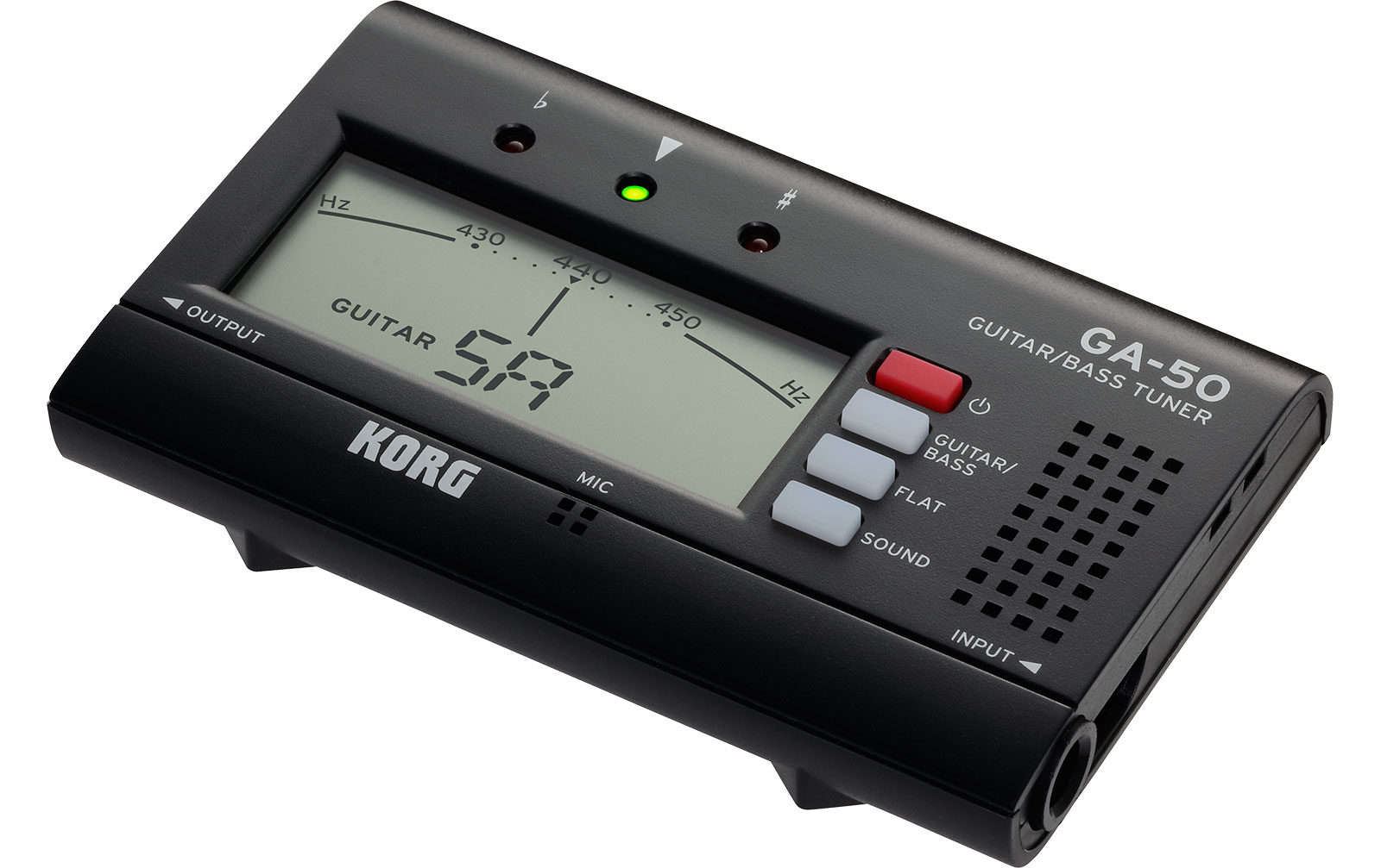 Korg GA-50 Tuner, schwarz von Korg