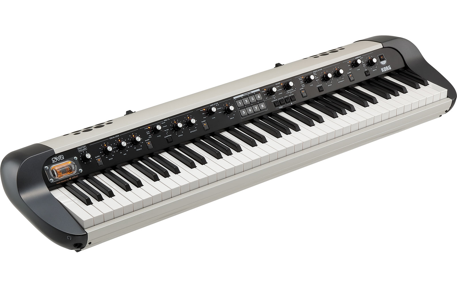 Korg SV2-73S Digitalpiano, weiß-metallic von Korg