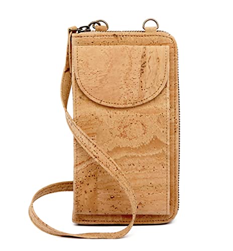 Beige Kork Handytasche + Geldbeutel | Handy Tasche und Portemonnaie in einem | 2 in 1 | nachhaltig & vegan Beige Kork Handytasche + Geldbeutel | Handy Tasche und Portemonnaie in einem | 2 in 1 | nachhaltig & vegan von Kork-Deko