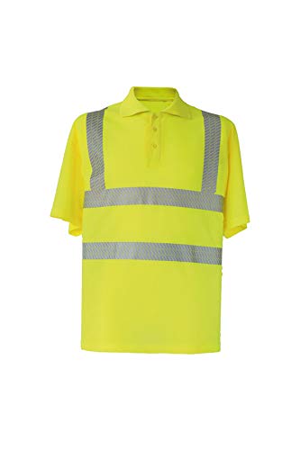 Korntex Polo-Shirt - Broken Reflective, Gelb Hi-Vis, 4XL von Korntex