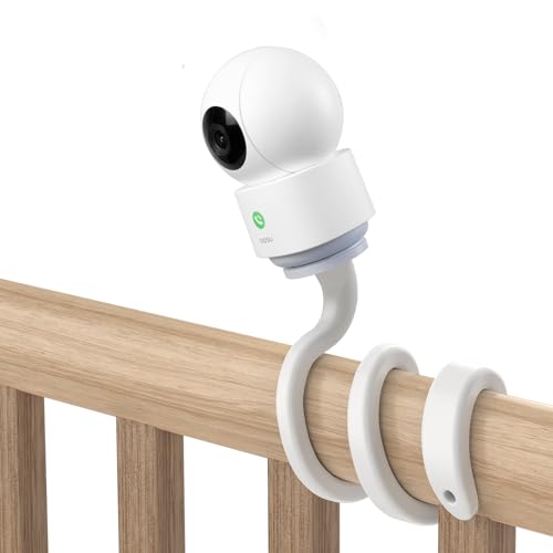 Koroao Flexible Drehhalterung, kompatibel mit AOSU IndoorCam P1 Sicherheitskamera, ohne Werkzeug oder Wandschäden für AOSU 2K Indoor-Kamera-Clip-Zubehör von Koroao