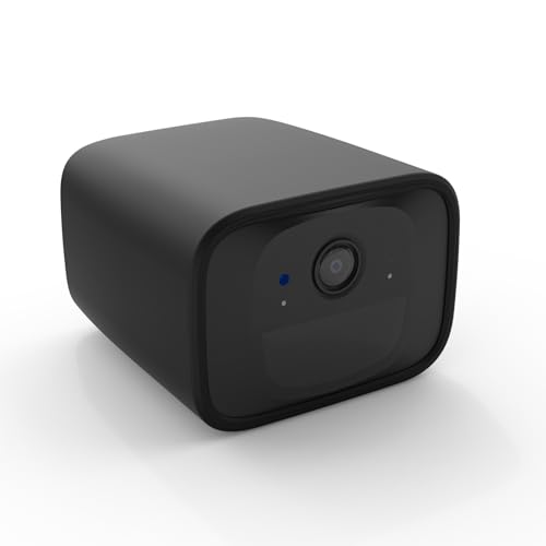 Koroao Silikon-Schutzhülle kompatibel mit Eufy SoloCam C210 Kamera (Schwarz, 1 Stück) von Koroao