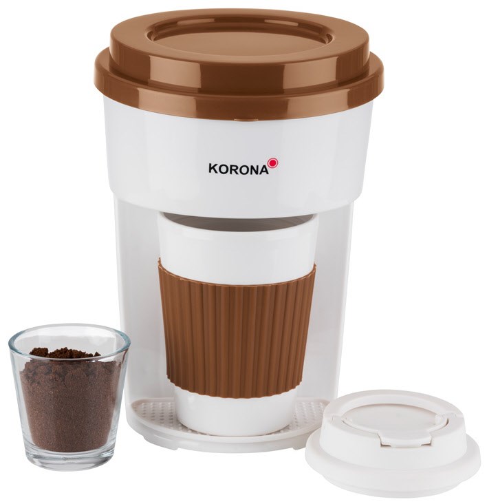 Kaffeeautomat 12202 1 Tassen Kaffeeautomat braun von Korona