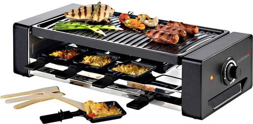 Korona 45070 Raclette 8Pfännchen Schwarz, Silber von Korona