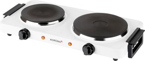 Korona 59040 Doppel-Kochplatte Kontrollleuchte, stufenloser Temperaturregler von Korona