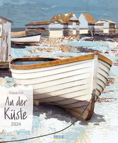 An der Küste - Claire Gill - Kalender 2024 - Art-Format - Korsch-Verlag - Kunstkalender - 45,5 cm x 55 cm von Korsch Verlag