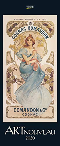 Art Nouveau - Kalender 2020 - Korsch-Verlag - Vertikal - Kunstkalender - 28,5 x 69 cm - Wandkalender von Korsch Verlag