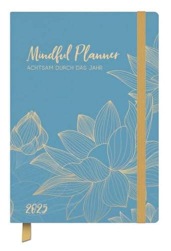 Buchkalender Jahresbegleiter Mindful - Kalender 2025 - Korsch-Verlag - Eine Woche auf 2 Seiten - Terminplaner - 13 cm x 18,5 cm von Korsch Verlag