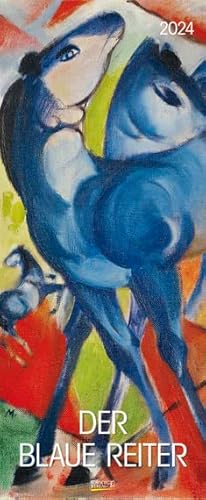 Der Blaue Reiter - Kalender 2024 - Hochformat - Korsch-Verlag - Kunstkalender - Vertikal-Kalender - 28,5 cm x 69 cm von Korsch Verlag