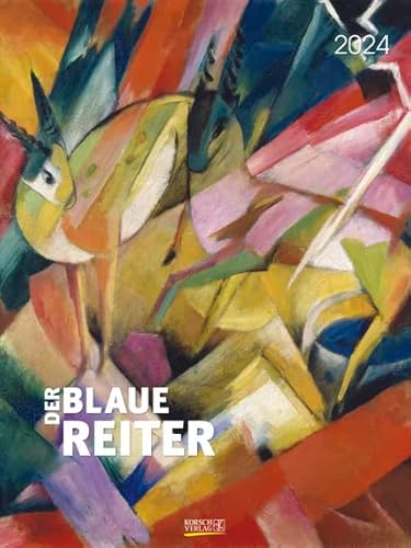 Der blaue Reiter - Kalender 2024 - Gallery-Format - Korsch-Verlag - Kunstkalender - 48 cm x 64 cm von Korsch Verlag