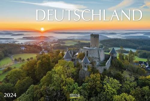 Deutschland - Kalender 2024 - Panorama-Format - Korsch-Verlag - Fotokalender - Fotokunst - 58 cm x 39 cm von Korsch Verlag