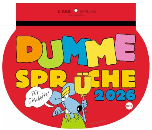 Dumme Sprüche - Wochenkalender 2026 - Heye-Verlag - Wandkalender mit Flachwitzen für jede Woche - 28,7 cm x 21 cm Dumme Sprüche - Wochenkalender 2026 - Heye-Verlag - Wandkalender mit Flachwitzen für jede Woche - 28,7 cm x 21 cm von Korsch Verlag