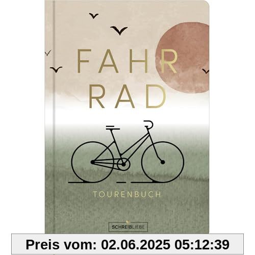 Fahrrad-Tourenbuch: Reisetagebuch zum Ankreuzen und Ausfüllen, mit Lesebändchen, 160 Seiten SchreibLiebe Fahrrad-Tourenbuch: Reisetagebuch zum Ankreuzen und Ausfüllen, mit Lesebändchen, 160 Seiten SchreibLiebe von Korsch Verlag