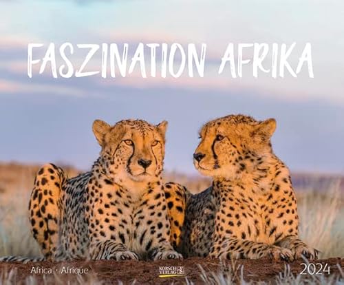 Faszination Afrika - Kalender 2024 - Art-Format - Korsch-Verlag - Fotokalender - Naturfotografie - 55 cm x 45,5 cm von Korsch Verlag