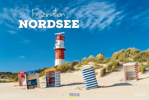 Faszination Nordsee - Kalender 2024 - Panorama-Format - Korsch-Verlag - Fotokalender - Fotokunst - 58 cm x 39 cm von Korsch Verlag