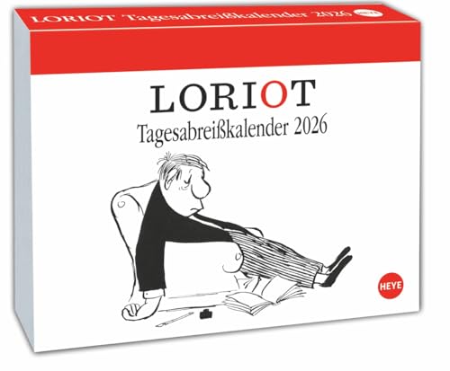 Loriot Tagesabreißkalender 2026 - Heye-Verlag - kultiger Humor-Tischkalender - zum Aufstellen oder Aufhängen - 14 cm x 11 cm Loriot Tagesabreißkalender 2026 - Heye-Verlag - kultiger Humor-Tischkalender - zum Aufstellen oder Aufhängen - 14 cm x 11 cm von Korsch Verlag