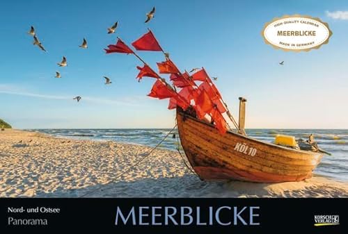 Meerblicke - Nord- und Ostsee - Kalender 2024 - Panorama-Format - Korsch-Verlag - Fotokalender - Fotokunst - 58 cm x 39 cm von Korsch Verlag